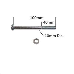  Rear Axle Bolt Drive Walker Rollator Model 10215, Part 10215RA