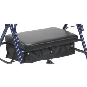 Replacement Seat with Brackets for 4-Wheel Rollator 10216 Drive Medical 10216-06