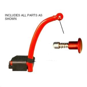 Nitro Duet Footrest Assembly, Right 10266DT-07 (Default)