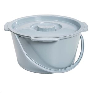 Commode Bucket with Handle and Lid by Drive Medical, 11106 