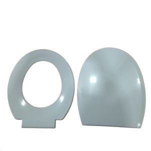 White Toilet Seat and Lid Drive Medical Commode RTL11148NW-1 