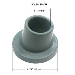 Rubber Tips for Drive Bathroom Safety Shower Benches 12002T (Default)