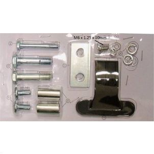 Non Tilt Top Overbed Table, Silver Vein Base Hardware 13003-SET