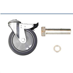 Rear Caster Wheel w/ Lock for 13023SV Patient Lift by Drive Medical 13023SV16 
