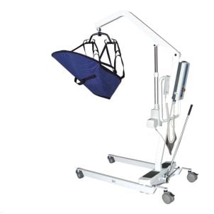 Steel Electric Patient Lift Removable Rechargeable Battery Drive Medical