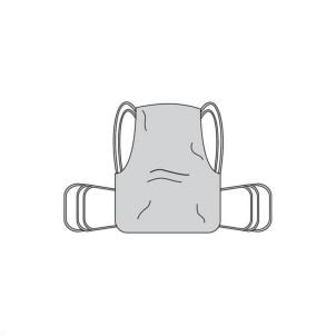 One Piece Commode Sling with Positioning Strap by Drive Medical
