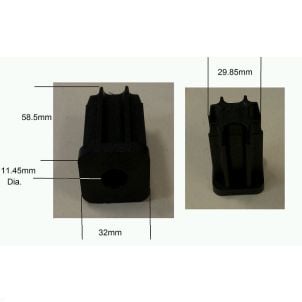 Caster Receptacle for Drive Medical Hospital Beds 15005P-1027