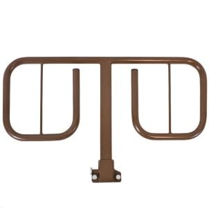 Brown Steel Bed Rails and Accident Prevention - Roscoe Medical