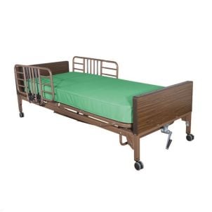Brown Steel Complete Home Care Bed Packages - Roscoe Medical