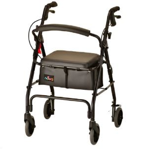 GETGO CLASSIC ROLL WALKER- BLACK by Nova