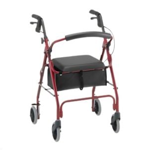 GETGO CLASSIC ROLLING WALKER- RED by Nova