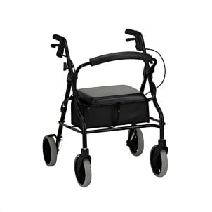 ZOOM 20 ROLLING WALKER - BLACK by Nova