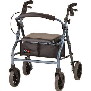 ZOOM 20 ROLLING WALKER - BLUE by Nova