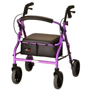 ZOOM 20 ROLLING WALKER - PURPLE by Nova