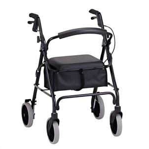 ZOOM 22 ROLLING WALKER - BLACK by Nova