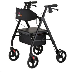 STAR 8 ROLLING WALKER BLACK by Nova