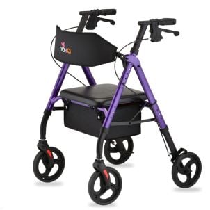 STAR 8 ROLLING WALKER PURPLE by Nova