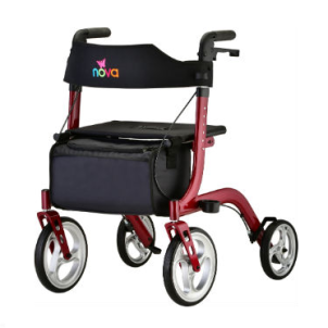 The Express Rollator, Red by Nova