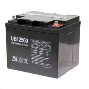 50Ah 12V Mobility Scooter Battery, Universal, I4 Terminal UB12500