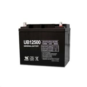50Ah 12V Mobility Scooter Battery, Universal, L2 Terminal UB12500