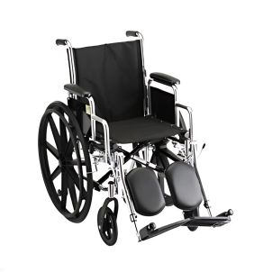 HAMMERTONE WHEELCHAIR- 18 INCH WITH DETACHABLE ARMS & ELEVATING LEGREST 