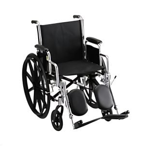 Hammertone Wheelchair 20" with Detachable Arms & Legrests - Nova