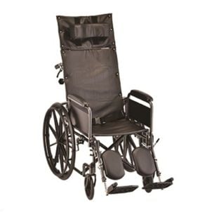 RECLINER WHEELCHAIR- 16in. SEAT WIDTH WITH FULL ARMS & ELEVATING LEGREST by Nova