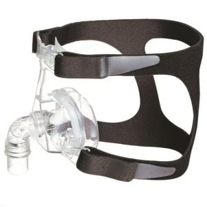 Black/Clear Silicone , Neoprene Roscoe Medical DreamEasy Nasal Mask