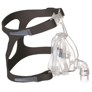 Black/Clear Silicone , Neoprene Roscoe Medical DreamEasy Full Face Mask