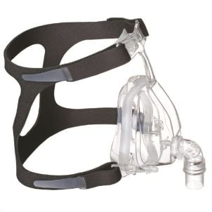 Black/Clear Silicone , Neoprene Roscoe Medical DreamEasy Full Face Mask