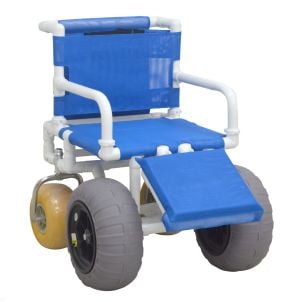 All Terrain & Beach Wheelchair Elevating Leg Rest MJM Intl, Blue 722-ATC-ELR-YW-GRYW