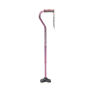 Airgo Comfort-Plus Cane with MiniQuad Ultra-stable Tip, Burgundy 730-858
