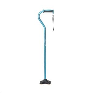 Airgo Comfort-Plus Cane with MiniQuad Ultra-stable Tip, Blue