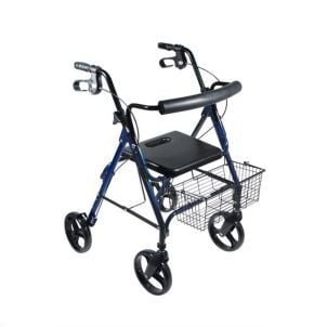 DLite Lightweight Walker Rollator 8" Wheels