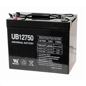 75Ah 12V Mobility Scooter Battery, Universal, Z1 Terminal UB12750