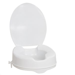 AquaSense Raised Toilet Seat with Lid by Drive Medical, 770-626