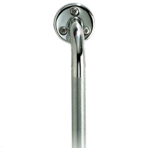AquaSense Knurled Chrome Grab Bar (32 inches) by Drive Medical, 785-108