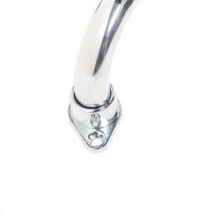 AquaSense Knurled Chrome Grab Bar with Rotating Flange (24 inches) by Drive Medical, 785-136