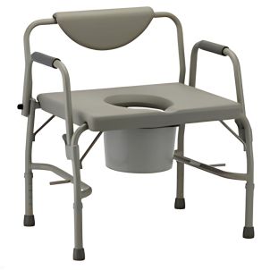 Bariatric Drop Arm Commode by Nova, 500 LB Capacity 8583