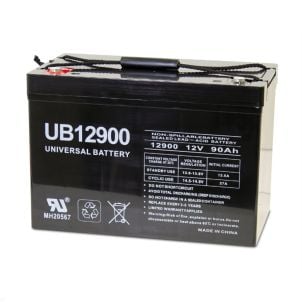 90Ah 12V Mobility Scooter Battery, Universal, I4 Terminal UB12900