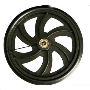 Front or Rear Wheel for Drive Medical Rollator Walker 260n or 10257, Black