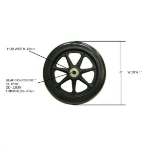 Front Wheel 10261 Rollators by Drive Medical 9505W1026112