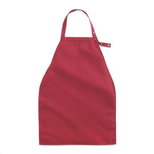 A Dozen Medline Apron Style Dignity Napkin Snap Closure in Burgundy MDT014113BURG 19x27