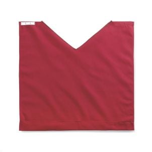 A Dozen Medline Comfort Fit Dignity Napkin Snap Closure in Burgundy MDT014118BURG 27.5x27