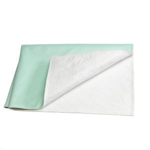 A DozenTriumph Reusable Underpads - Green - White | 12 36.000 IN