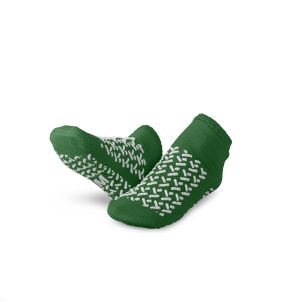 A Pair of Medline Double-Tread Slippers MDTDBLTREADMH | Medium