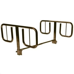 Half Length "T" Style Bed Rails, 1 Pair Drive Medical