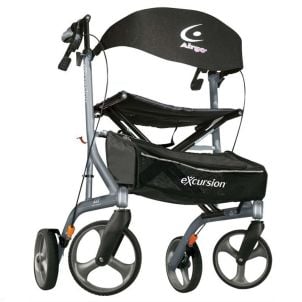 Airgo eXcursion X23 (Silver) Lightweight Side-Fold Rollator by Hugo 700-917SR