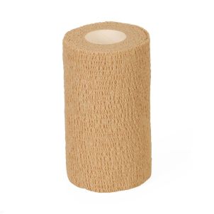 Bag of Medline Caring Non Sterile Latex Self Adherent Wrap Tan PRM086003