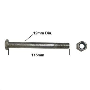 Silver Sport Recliner Rear Axle Bolt Drive Medical STDS4Y4707